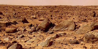 Aufnahme der Mars Oberfläche