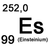 Übersicht Einsteinium