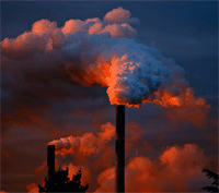 Ausstoß von Treibhausgasen